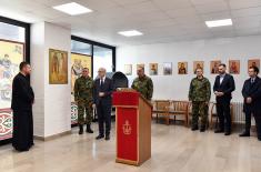 Minister Vučević visits 2nd Army Brigade at Kraljevo’s “Ribnica” Barracks