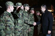 Minister of Defence visits the 2nd Army Brigade