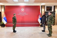 Minister Vučević and General Mojsilović Visit Defence System Operations Centre 