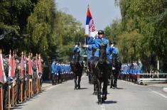 Final rehearsal of the promotion ceremony of the Serbian Armed Forces’ youngest officers