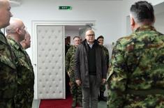 Minister Vučević and General Mojsilović Visit Defence System Operations Centre 