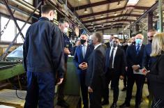 Minister Stefanović visits “Orao“ Company in Bijeljina