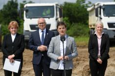 Minister Vučević attends commencement of preparatory works for BIO 4 Campus construction