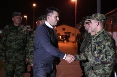 Minister of Defence visits the 2nd Army Brigade