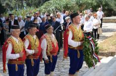 Министар Гашић присуствовао комеморативној свечаности на острву Видо