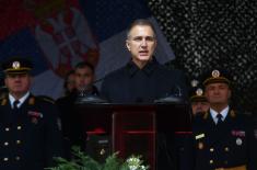 Ministar Stefanović prisustvovao promociji najmlađih podoficira Vojske Srbije 