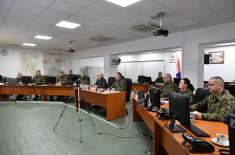 Minister Vučević and General Mojsilović Visit Defence System Operations Centre 