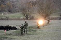 Military Academy Cadets Successfully Executed Firing from Anti-Tank Rocket Launcher M80