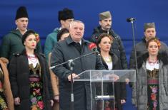Ministar Gašić prisustvovao Centralnoj državnoj ceremoniji u Orašcu