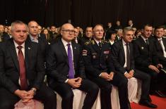 Minister Vučević and General Mojsilović at Celebration of Day of Republika Srpska