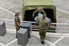 The Serbian Armed Forces are finishing the dismantling of the temporary hospital at the Belgrade Fair