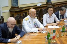 Састанак министра одбране са начелником Генералштаба Оружаних снага Италије 