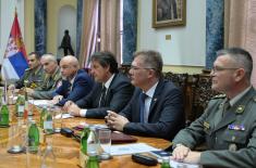 Састанак министра одбране са начелником Генералштаба Оружаних снага Италије 
