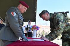 Soldiers of March generation take oath