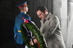 Secretary General of the President of the Republic Laid a Wreath at the Monument to Unknown Hero