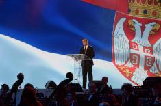 Minister Vučević and General Mojsilović at Celebration of Day of Republika Srpska