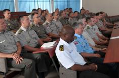 Minister Vučević delivers lecture to Strategic Command Course participants from China