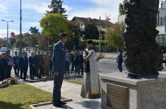 Minister Stefanović Lays Wreath on the Occasion of Anniversary of Death of Major Milan Tepić