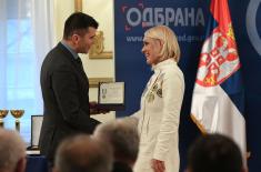 Ceremony marking the Day of Media Centre Odbrana 