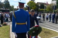 Minister Stefanović Lays Wreath on the Occasion of Anniversary of Death of Major Milan Tepić