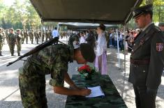 Minister Vučević attends oath-taking ceremony in Valjevo