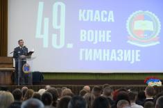 Završna svečanost učenika 49. klase Vojne gimnazije  