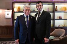 Minister of Defence welcomed the Kazakh delegation  