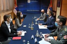 Minister Stefanović meets with UNDP Resident Representative Ms Francine Pickup