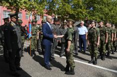 Minister Vučević attends oath-taking ceremony in Valjevo