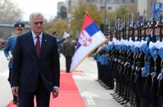 The Serbian Armed Forces at the ceremony in Novi Sad