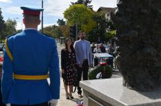 Minister Stefanović Lays Wreath on the Occasion of Anniversary of Death of Major Milan Tepić