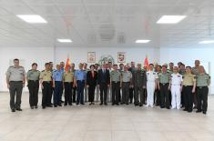 Minister Vučević delivers lecture to Strategic Command Course participants from China