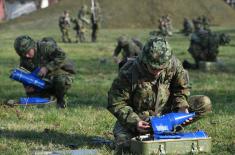 Visit to the Army Training Center in Požarevac