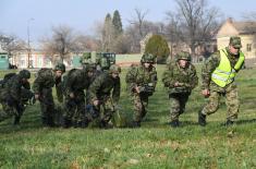 Visit to the Army Training Center in Požarevac