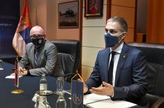 Minister Stefanović meets with UNDP Resident Representative Ms Francine Pickup