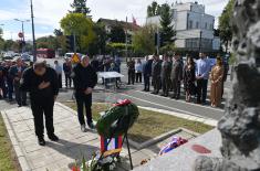 Minister Stefanović Lays Wreath on the Occasion of Anniversary of Death of Major Milan Tepić