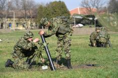 Visit to the Army Training Center in Požarevac