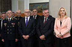 Minister Vučević and General Mojsilović at Celebration of Day of Republika Srpska