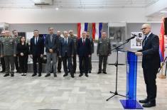 Minister Vučević opens exhibition “Serbia Remembers – 25th Anniversary of Defence of Fatherland against NATO Aggression” in Military Museum