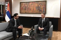 Meeting between Minister Stefanović and UAE Ambassador Dhaheri