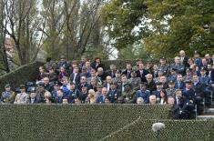 The Serbian Armed Forces at the ceremony in Novi Sad