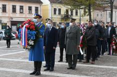 Minister Stefanović lays wreaths at memorials to victims of NATO aggression: We proudly remember heroic deeds