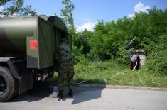 Помоћ Војске Србије у водоснабдевању у општинама Горњи Милановац и Мионица