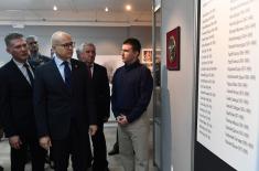 Minister Vučević opens exhibition “Serbia Remembers – 25th Anniversary of Defence of Fatherland against NATO Aggression” in Military Museum