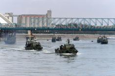 The Serbian Armed Forces at the ceremony in Novi Sad