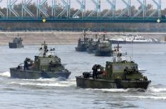 The Serbian Armed Forces at the ceremony in Novi Sad