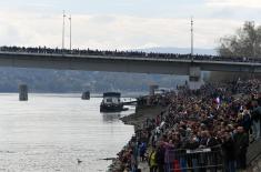 The Serbian Armed Forces at the ceremony in Novi Sad