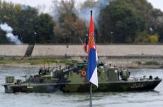 The Serbian Armed Forces at the ceremony in Novi Sad