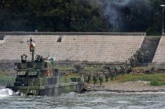 The Serbian Armed Forces at the ceremony in Novi Sad