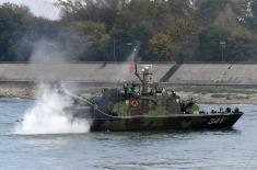 The Serbian Armed Forces at the ceremony in Novi Sad